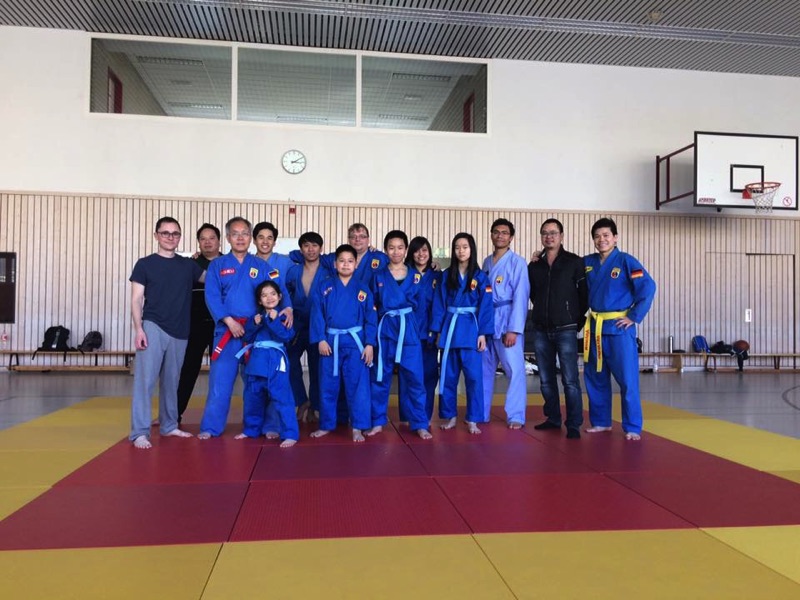 Vovinam Berlin - 3 võ sinh đầu tiên thi Lam Đai